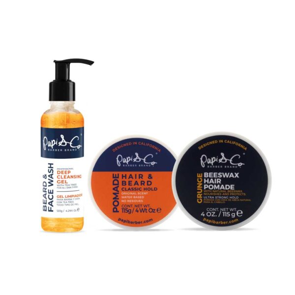 Papi Style Kit – Pomada Clásica y Grunge